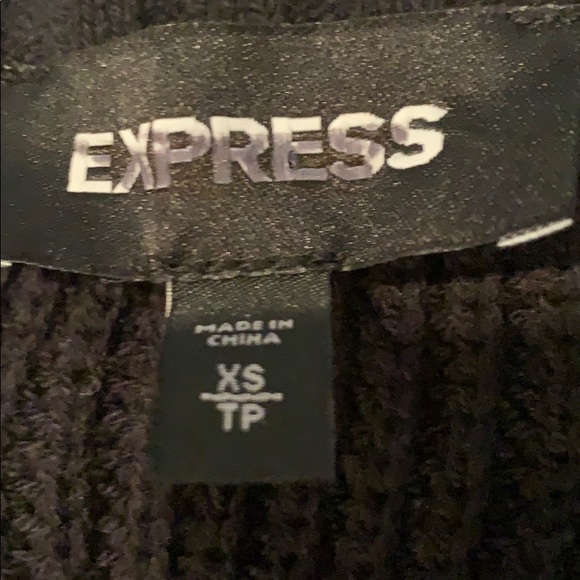 New Express Oversized Shaker Knit Tunic Sweater - Picture 11 of 12